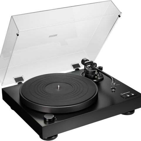 Audio-Technica AT-LP8X Semi-Auto Direct Drive Turntable, Record Player, Auto Stop, Aluminum Die Cast, VM Type Cartridge, Supports 33-1/3, 45, 78 Rotations, DC Motor, Sub-counter Weight, Low Noise Power - Zapcart Technology Qatar