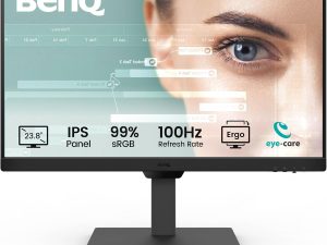 BENQ GW2490T 24" Monitor 100Hz FHD 1920x1080p | IPS | Vertical Monitor | Eye-Care | Thin Bezel | Height & Tilt Adjustable | DisplayPort | HDMI x2 - Zapcart Technology Qatar