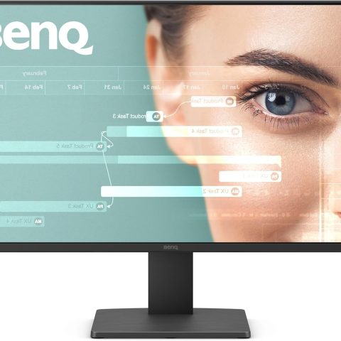 BENQ GW2491 23.8” 1080p FHD 100Hz IPS Eye-Care Monitor, HDMI, DisplayPort, 1080x1920, Ultra Slim Bezel, TUV-Certified, Flicker-Free, Low Blue Light Plus, Eye-CareU - Zapcart Technology Qatar