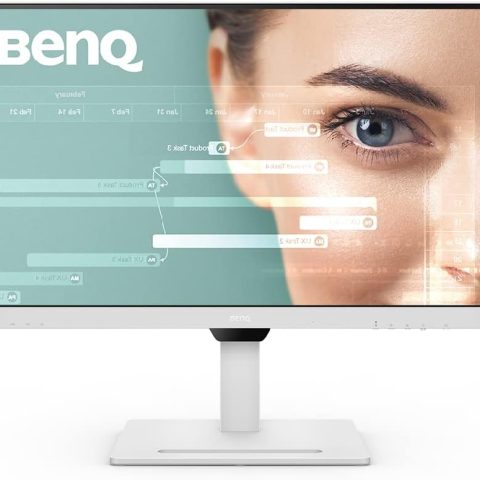 BENQ GW2790QT Productivity Monitor 27" 1440p | IPS| Eye-Care Tech | 99% sRGB | Brightness Intelligence Gen2 | Noise-Cancelling Mic & Speakers | Ergonomic | USB-C (65W) | USB Hub | DaisyChain | White - Zapcart Technology Qatar