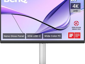 BenQ MA270UP 27” 4K 3840x2160 Monitor for MacBook (Nano Gloss/UHD/ PD 90W/ P3 97%/ HDR 400) - Zapcart Technology Qatar
