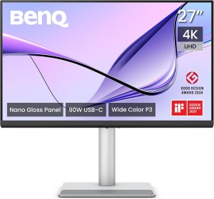 BenQ MA270UP 27” 4K 3840x2160 Monitor for MacBook (Nano Gloss/UHD/ PD 90W/ P3 97%/ HDR 400) - Zapcart Technology Qatar