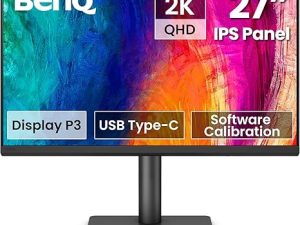 BenQ PD2706QN 27” 2K QHD (2560x1440) Monitor for Designers, IPS, 95% P3, 100% sRGB/Rec.709, 90W USB-C, 100Hz - Zapcart Technology Qatar