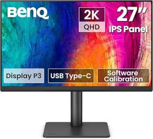 BenQ PD2706QN 27” 2K QHD (2560x1440) Monitor for Designers, IPS, 95% P3, 100% sRGB/Rec.709, 90W USB-C, 100Hz - Zapcart Technology Qatar