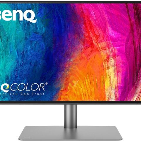 BENQ PD2725U Thunderbolt 3 Monitor for Macbook 27" 4K UHD | 100% Rec.709 & sRGB,95% P3 | IPS | DeltaE≤3 | Pantone | Calibration Report | Ergonomic | USB-C (65W) | Daisy Chain,Black - Zapcart Technology Qatar