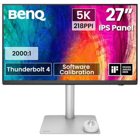 BenQ PD2730S 27" 5K 218 PPI Mac Monitor (90W Thunderbolt 4, 98% P3, Uniformity, 2000:1 Contrast, Nano Matte Panel) - Zapcart Technology Qatar