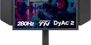 BenQ Zowie XL2546X+ 24.1 Fast TN 280Hz Gaming Monitor (Esports, Motion Clarity DyAc 2, 1080p, XL Setting to Share, S Switch, Shielding Hood, Industrial Grade Bearing Height Adjustment) - Zapcart Technology Qatar