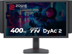 BENQ Zowie XL2566X+ | 24.1 | Fast TN 400Hz Gaming Monitor for Esports | Motion Clarity DyAc2 | 1080p | XL Setting to Share | Shielding Hood | New Industrial Grade Ball Bearing Height Adjustment - Zapcart Technology Qatar