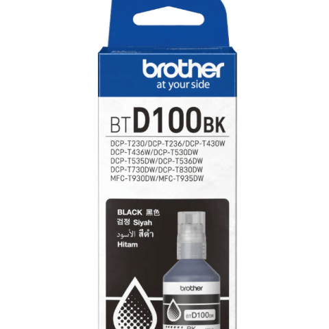 Brother BTD100 Dye Ink bottle (For DCP-T430W / DCP-T730DW / DCP-T230 / DCP-T530DW / MFC-T930DW) - Zapcart Technology Qatar