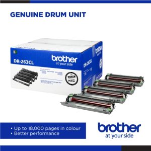 Brother DR-263CL Genuine Colour Drum Unit, Colour, Page Yield up to 18,000 pages - Zapcart Technology Qatar