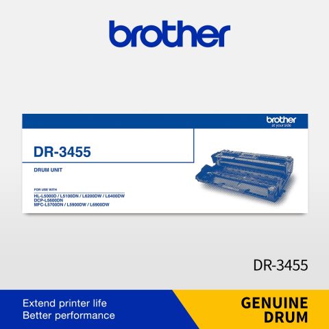 Brother DR-3455 Original Drum Unit for HL-L5100DN HL-L6400DW DCP-L5600DN MFC-L5900DN MFC-L6900DW DR - Zapcart Technology Qatar