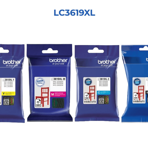 Brother Ink Cartridge LC3619XLBK / C / M / Y For Brother MFC-J2330DW / MFC-J2730DW Brother MFC-J3530DW / MFC-J3930DW - Zapcart Technology Qatar