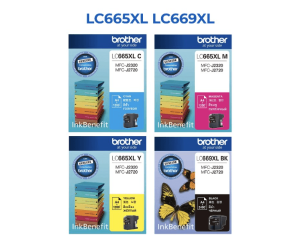 Brother Ink Cartridge LC665XLC/M/Y/LC669XLBK - Cyan/Magenta/Yellow/Black (MFC-J2320, MFC-J2720) - Zapcart Technology Qatar