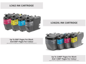 Brother LC462 | LC462XL CMYK Ink Cartridge's for MFC-J2340 DW/MFC-J3540 DW /MFC-J3940 DW - Zapcart Technology Qatar