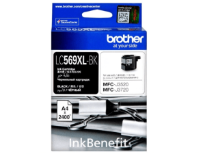 Brother Original Ink Cartridge - LC569XLBK (For MFC-J3520, MFC-3720) - Zapcart Technology Qatar