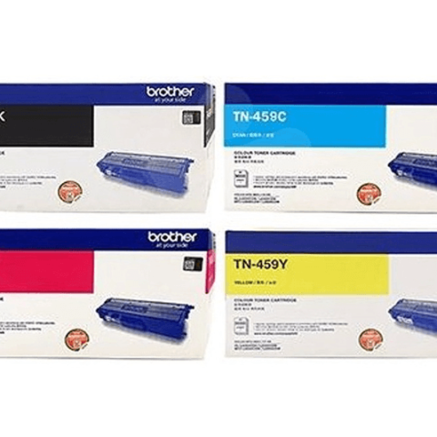 Brother Original TN-459 Toner Black Cyan Magenta Yellow for MFC-L8900CDW / HL-L8260CDN / HL-L8360CDW / MFC-L8690CDW - Zapcart Technology Qatar