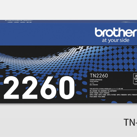 Brother TN-2260 Genuine Monochrome Toner Cartridge, Black, Page Yield up to 1,200 pages - Zapcart Technology Qatar