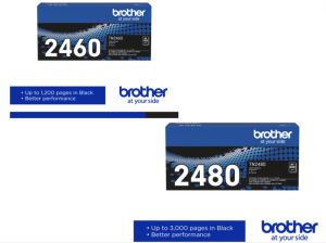 Brother TN-2460/ TN-2480 Black Original Toner Cartridge For HL-L2370DN, HL-L2375DW, DCP-L2550DW, MFC-L2715DW - Zapcart Technology Qatar