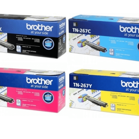 Brother TN-267 BK/C/M/Y TONER for HL-L3230CDN/DCP-L3551CDW/MFC-L3750CDW - Zapcart Technology Qatar