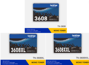 Brother TN-3608 TN-3608XL TN-3608XXL Original Genuine Toner Cartridge - Zapcart Technology Qatar