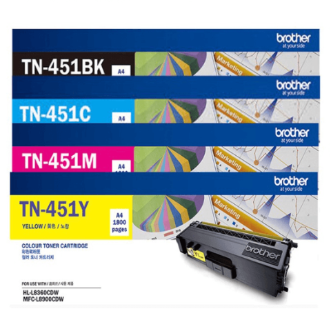 Brother TN-451 Toner Cartridge (Black/ Cyan/ Magenta/ Yellow) - Zapcart Technology Qatar
