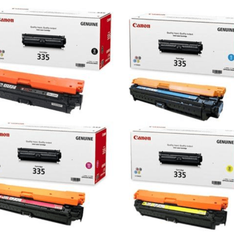 CANON 335 & 335E BK / C / M / Y ORIGINAL CARTRIDGE TONER - Zapcart Technology Qatar