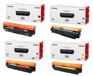 CANON 335 & 335E BK / C / M / Y ORIGINAL CARTRIDGE TONER - Zapcart Technology Qatar