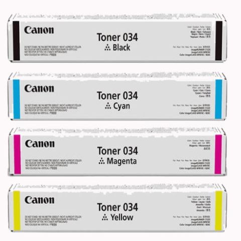 CANON CART 034 BK / C / M / Y TONER For imageCLASS MF810Cdn - Zapcart Technology Qatar