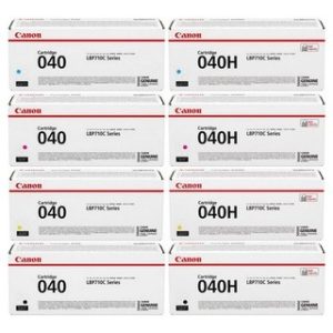 Canon Cartridge 040 / 040H Black Cyan Magenta Yellow (Genuine) LBP710C Series - Zapcart Technology Qatar