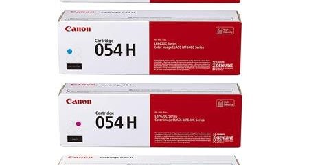 Canon Cartridge 054H Color Laser Toner MF641Cw MF643Cdw MF645Cx LBP621Cw LBP623Cdw - Zapcart Technology Qatar
