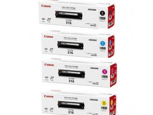 Canon Cartridge 316 Toner Black Cyan Magenta Yellow for LBP-5050 LBP-5050N - Zapcart Technology Qatar
