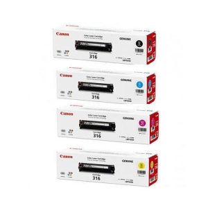Canon Cartridge 316 Toner Black Cyan Magenta Yellow for LBP-5050 LBP-5050N - Zapcart Technology Qatar