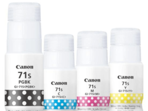 CANON GI-71S BLACK CYAN MAGENTA YELLOW INK BOTTLE (40 ML) For PIXMA G1020/G2020/G3020/G3060/G3770/G4770/G1730/G2730/G3730/G4780 - Zapcart Technology Qatar