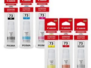 Canon GI-73 BK GI-73 C GI-73 M GI-73 Y GI-73 R GI-73 GY MC-G02 for Canon printer G570 / G670 - Zapcart Technology Qatar