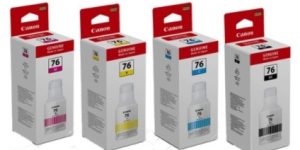 Canon GI-76 BK GI-76 C GI-76 M GI-76 Y for printer models GX3070/GX4070/GX5070/GX6070/GX7070/GX5170/GX6170 - Zapcart Technology Qatar