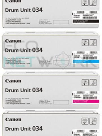 CANON ORIGINAL DRUM 034 SERIES - BLACK / CYAN / MAGENTA / YELLOW - Zapcart Technology Qatar