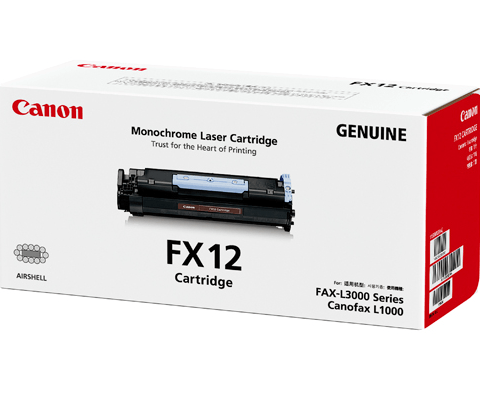 CANON Original Genuine FX12 Toner for L3000 Fax Machine - Zapcart Technology Qatar