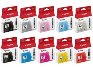 Canon Original Ink Cartridges PGI-72 PBK/PM/PC/CO/MBK/GY/R/C/Y/M For Canon PIXMA PRO-10 - Zapcart Technology Qatar