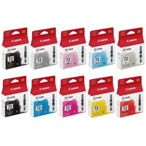 Canon Original Ink Cartridges PGI-72 PBK/PM/PC/CO/MBK/GY/R/C/Y/M For Canon PIXMA PRO-10 - Zapcart Technology Qatar