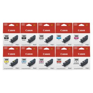 Canon Original PFI-300 Ink Cartridges MBK/PBK/C/Y/M/PM/PC/GY/CO/RD For Canon PIXMA PRO-300 - Zapcart Technology Qatar