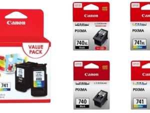 Canon ORIGINAL PG 740 Black CL 741 Colour Ink Cartridges PG-740 CL-741 VALUE PACK (For MG3670, GM2070, GM4070) - Zapcart Technology Qatar