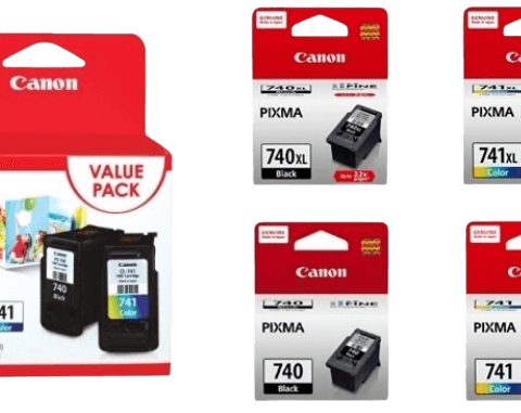 Canon ORIGINAL PG 740 Black CL 741 Colour Ink Cartridges PG-740 CL-741 VALUE PACK (For MG3670, GM2070, GM4070) - Zapcart Technology Qatar