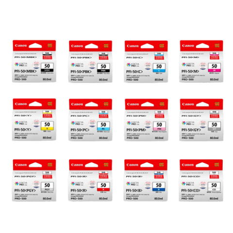 CANON PFI-50 ORIGINAL INK CARTRIDGE FOR PRO-500 PRINTER - Zapcart Technology Qatar