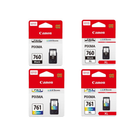 Canon PG-760 CL-761 PG-760 XL CL-761 XL PG760 CL761 (Black, Small, Color)Original Cartridge Value Set for TS5370 / TS5370a - Zapcart Technology Qatar