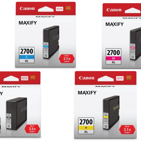 CANON PGI-2700 BLACK/CYAN/MAGENTA/YELLOW INK CARTRIDGE | Canon PGI-2700XL Black, Cyan, Magenta, Yellow (For iB4070/iB4170, MB5070/5170/5370/5470) - Zapcart Technology Qatar