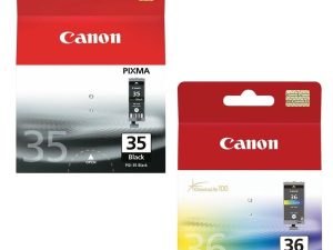 Canon PGI-35 CLI-36 PGI-35BK CLI-36CLR Black Colour Ink iP100 iP110 TR150 - Zapcart Technology Qatar