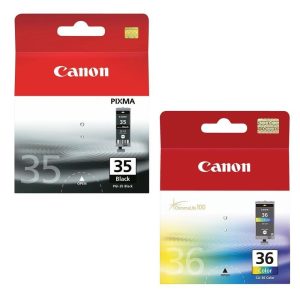 Canon PGI-35 CLI-36 PGI-35BK CLI-36CLR Black Colour Ink iP100 iP110 TR150 - Zapcart Technology Qatar