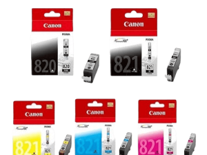 Canon PGI-820 CLI-821 Black Cyan Magenta Yellow Grey Ink iP3680 iP4680 iP4760 MP545 MP558 MP568 MP628 - Zapcart Technology Qatar