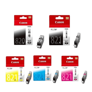 Canon PGI-820 CLI-821 Black Cyan Magenta Yellow Grey Ink iP3680 iP4680 iP4760 MP545 MP558 MP568 MP628 - Zapcart Technology Qatar