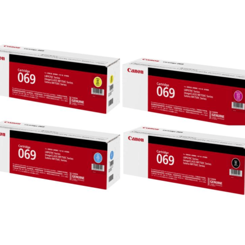 CANON Toner Cartridge 069 | 069H - Black / Cyan / Magenta / Yellow (For Printer LBP673Cdw / LBP674Cx / MF752Cdw / MF756Cx / LBP673Cdw II / LBP674Cx II / MF752Cdw II / MF756Cx II) - Zapcart Technology Qatar